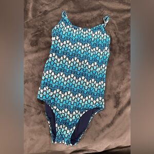 Vilebrequin Kids Blue Wave One Piece Swimsuit